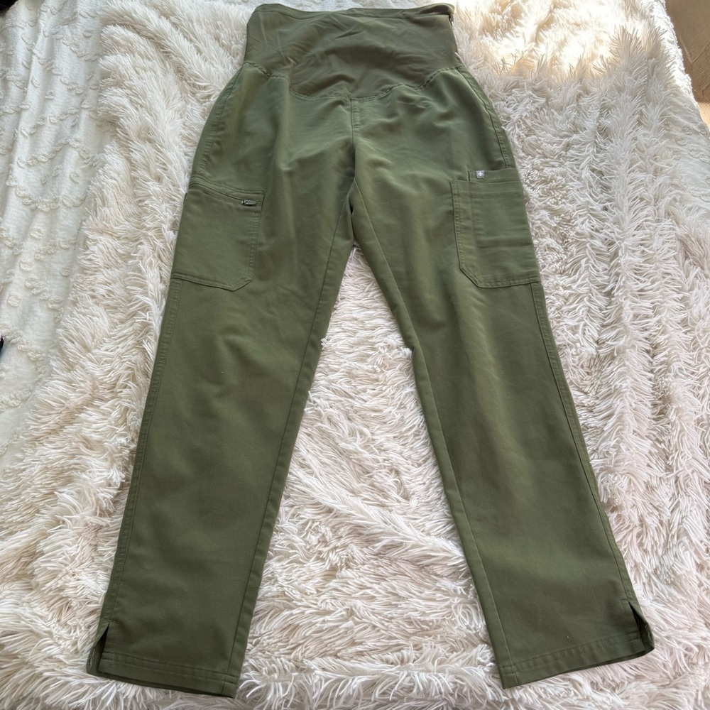Figs Dark Olive Technical Collection Maternity Pa… - image 4